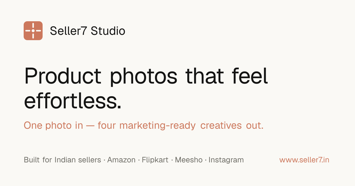 Seller7 Studio — 官网预览图